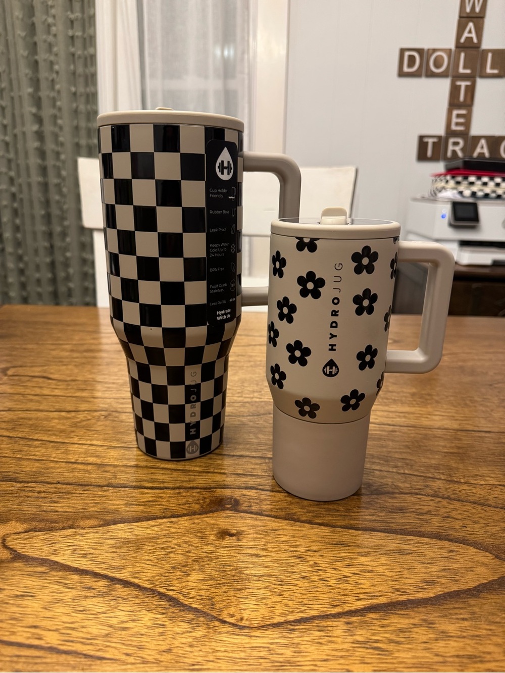 HydroJug Aubrie Checkers & Aubrie Floral Bundle